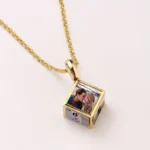 Custom 6 Pictures Fashion 6 faces Cube Necklace - Image 5