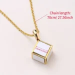 Custom 6 Pictures Fashion 6 faces Cube Necklace - Image 4