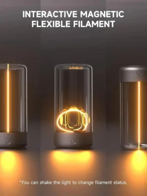 Portable quantum wire ambient magnetic light Type-C charging