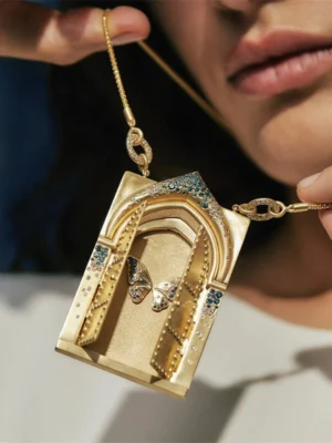 Gold Plated Tarot Pendant Necklace