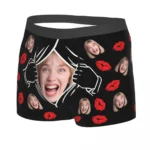 Personalized Custom Underwear Photo Face For Husband Valentine's Day Gift - Image 2