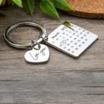 Custom Calendar Keychain Stainless Steel - Image 3