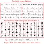 Customized Engrave Photo Heart Square Crystal Glass - Image 6