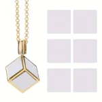Custom 6 Pictures Fashion 6 faces Cube Necklace - Image 6