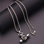 Gym dumbbell necklace - Image 2