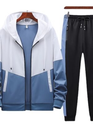 New Style Youth Leisure Hooded Two-Piece Sports And Leisure Suit