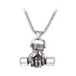 Gym dumbbell necklace - Image 3