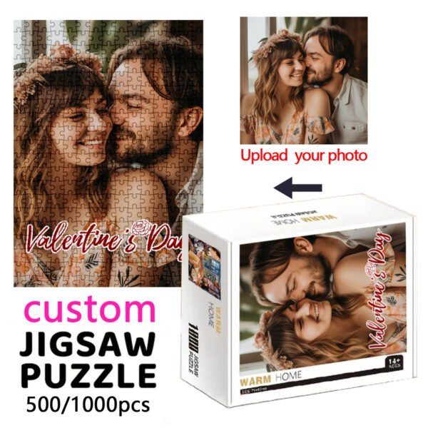 500/1000pcs Personalized Photo Puzzle -