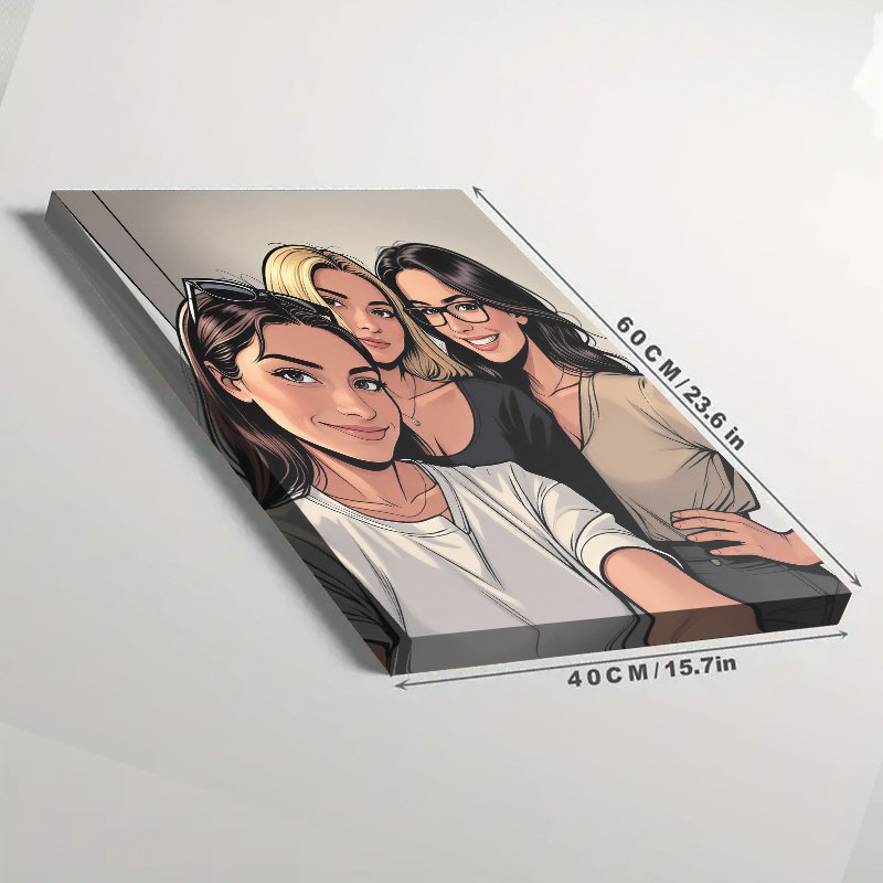 Custom European & American Comic Style Portrait Painting - Image 6