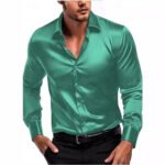 Men's British Style Shirt Long Sleeve - Image 4