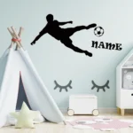 1pc Beauty Custom Text football Soccer - Image 6