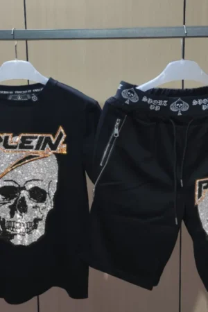 Fashion designer Tracksuit Men Short Sleeve