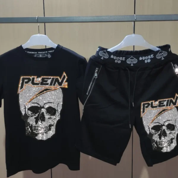 Fashion designer Tracksuit Men Short Sleeve