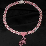 Initial Letter Cuban Necklace - Image 3