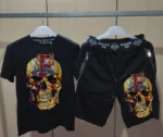 Fashion designer Tracksuit Men Short Sleeve - Image 3