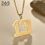New Arrival Personalized Two Numbers Pendant Necklace - Image 3