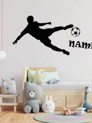1pc Beauty Custom Text football Soccer
