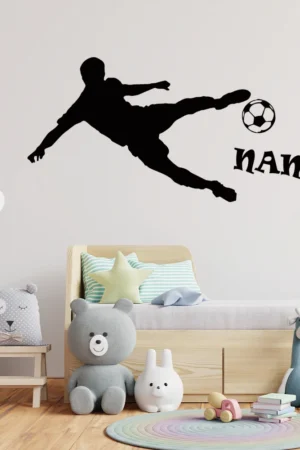 1pc Beauty Custom Text football Soccer