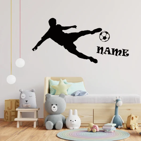 1pc Beauty Custom Text football Soccer