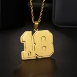 New Arrival Personalized Two Numbers Pendant Necklace - Image 4