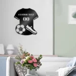 1 pc pretty soccer clothes Custom Name Metal - Image 3