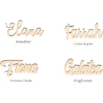 1 pc Personalized Name Wood Material - Image 4