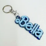 Colored Custom 3D Name Keychain - Image 5