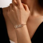 Custom Date Number Bracelet - Image 2