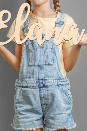 1 pc Personalized Name Wood Material