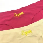 Embroidered Letters Comfortable Panties for Women - Image 3