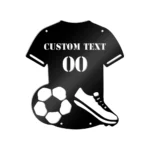 1 pc pretty soccer clothes Custom Name Metal - Image 5