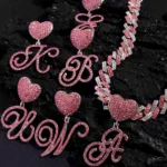 Initial Letter Cuban Necklace - Image 4