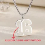 New Arrival Personalized Two Numbers Pendant Necklace - Image 7