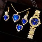 Watch Colorful Crystals Quartz Jewelry Suit - Image 8