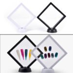 Black and white square nail art work display stand - Image 6