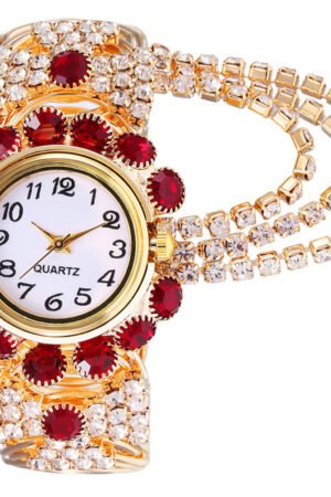 All-match Ladies Diamond Claw Chain Quartz Watch