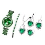 Watch Colorful Crystals Quartz Jewelry Suit - Image 4