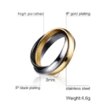 Stainless Steel Interlocked Triple Ring - Image 2
