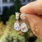 Water Drop Charm Women Drop Earring - Image 4