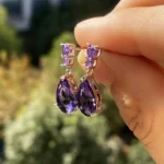 Water Drop Charm Women Drop Earring - Image 5