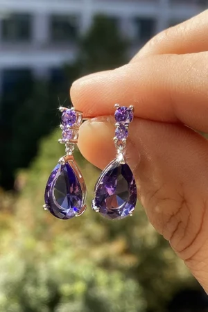 Water Drop Charm Women Drop Earring