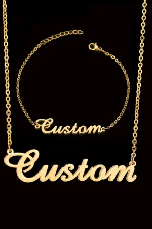 Fashion Stainless Steel Personalized Custom Name
