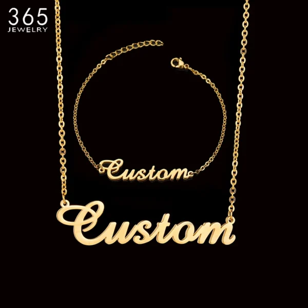 Fashion Stainless Steel Personalized Custom Name