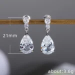 Water Drop Charm Women Drop Earring - Image 6