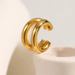 Thick Ear Cuff Earrings, Non-piercing Clip On Cartilage - Image 4