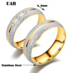 UAH Stainless steel Wedding Ring - Image 3