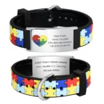 Personalized Autism Medical Alert ID Bracelet For Child - Image 3