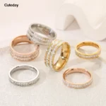 Nwe Stainless Steel 18 K Gold Plated Sun Rings - Image 4