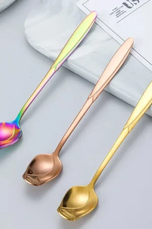 13/15/17cm Long Handle Coffee Spoon