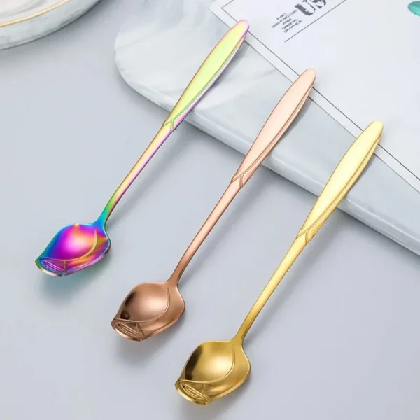 13/15/17cm Long Handle Coffee Spoon